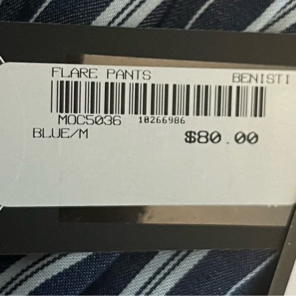 NWT Womans Motion Striped Wide Legged Pants in Pristine Condition!! - Picture 9 of 9